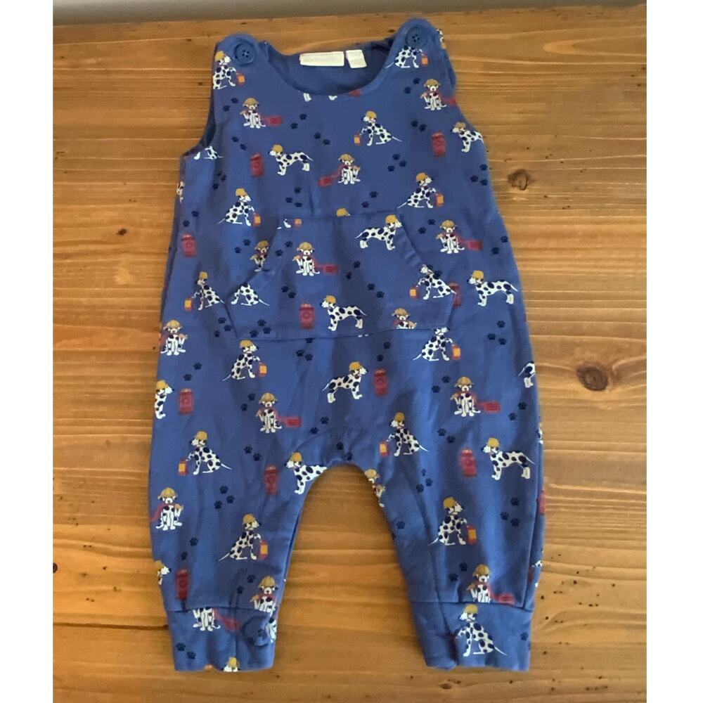 Jojo Maman Bebe Dalmatian/Fire Overalls size 3-6mo